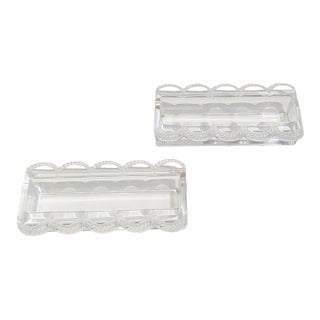 Lalique Crystal Vide-Poche / Tray For Sale