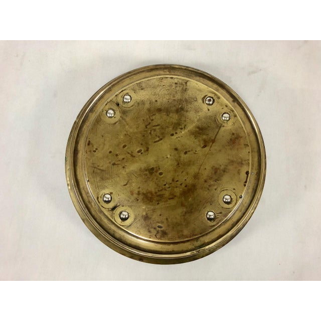 Art Nouveau Brass Floor Plant Stand, 1910s For Sale - Image 4 of 12