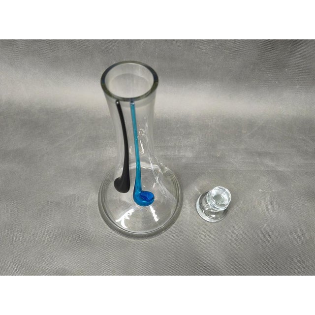 Bohemian Hand Blown Decanter and Glasses Set from Crystalex, 1990s For Sale - Image 13 of 16