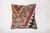 Tribal Early 20th Century Kilim Pillow - 1'7" x 1'8" For Sale - Image 3 of 5