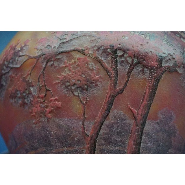 20th Century Blown Glass Vase with Lorraine Cross from Daum Nancy, France, 1890s For Sale - Image 16 of 18