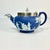 Vintage Home is pleased to present this antique Wedgwood Hellenic Porcelain Tea Pot with Sterling Silver lid and spout....