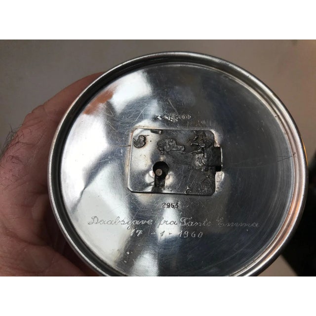 1960s Teak & Silver-Plated Money Bank from Dana DFA, 1960s For Sale - Image 5 of 9