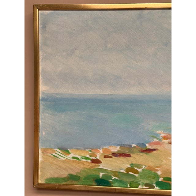 Eric Elfvén, Coast, 1950s, Oil Painting on Panel, Framed For Sale - Image 17 of 18