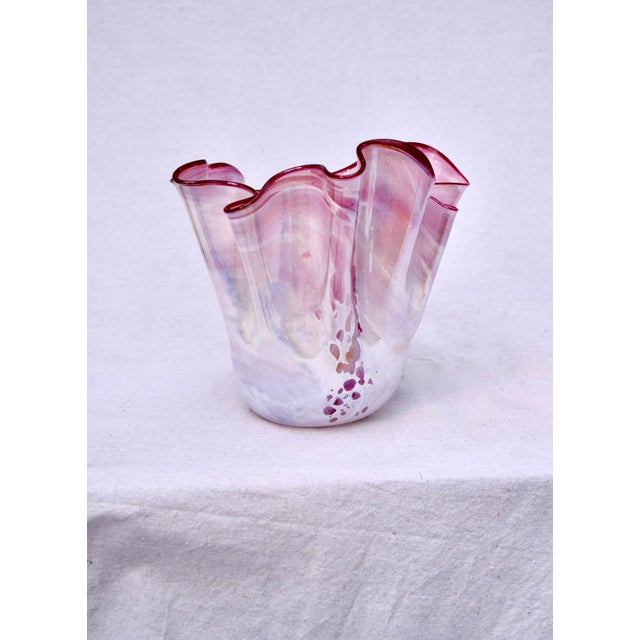 Studio Art Glass Handkerchief Vase Chairish