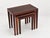 Mid-Century Modern Nesting Tables in Rosewood by Severin Hansen for Haslev Møbelsnedkeri, Denmark, 1960s, Set of 3 For Sale - Image 3 of 14