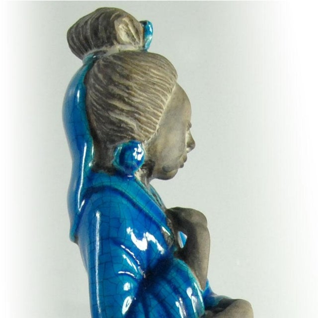 Ceramic Italian Ceramic Figurine by Ugo Zaccagnini, 1940s For Sale - Image 7 of 13
