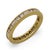 Mid 20th Century 1.50 Carat Round and Baguette Diamond 18k Yellow Gold Eternity Band, Size 5.25 For Sale - Image 5 of 7