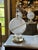 Modern Murano Glass and Brass Globe Lamp For Sale - Image 3 of 10