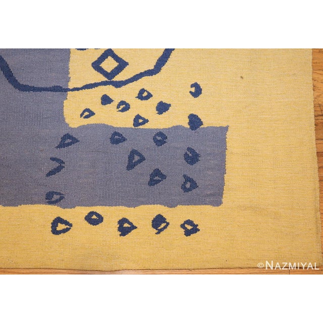 Textile Nazmiyal Collection Vintage Abstract Art Deco French Tapestry For Sale - Image 7 of 7