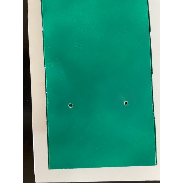 Geometric Cardboard Sculpture in Green For Sale In Phoenix - Image 6 of 6