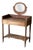 Vintage Turned Wood Dressing Table, 1950s For Sale