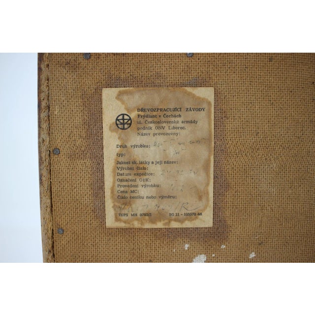 Oak Cabinet, Czechoslovakia, 1960s For Sale - Image 10 of 11