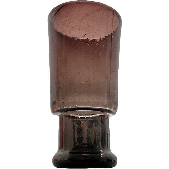 Modern Circa 1975 Kaj Franck Finish Modern Dark Violet Glass Vase For Sale - Image 3 of 10