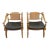 Lenoir Mid Century Hollywood Regency Side Chairs a Pair For Sale