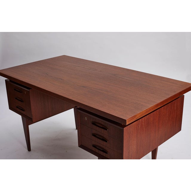 Mid-Century Teak Desk, Denmark, 1960s For Sale - Image 12 of 18