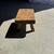 Brown Small Wabi-Sabi Style Oval Teak Occasional Stool, 1980s For Sale - Image 8 of 12