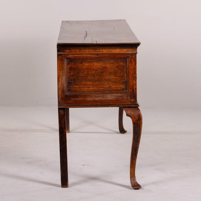 Wood English Early 19th Century Oak Dresser Base or Console For Sale - Image 7 of 13