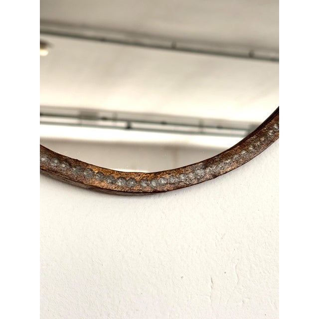 Mid-Century Modern Italian Wrought Iron Wall Mirrors, 1950s, Set of 2 For Sale - Image 15 of 18