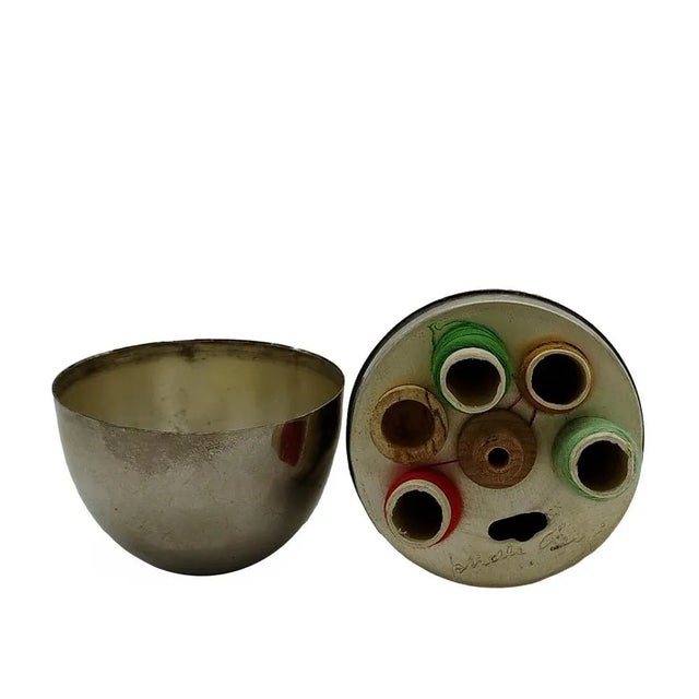 Sewing Egg Box by Gabriella Crespi, 1970s For Sale - Image 4 of 7