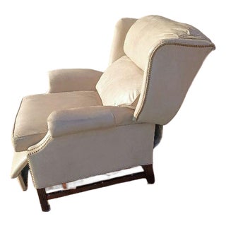 Thomasville Full Grain Leather Recliner For Sale