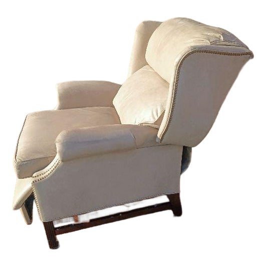 Thomasville Full Grain Leather Recliner For Sale