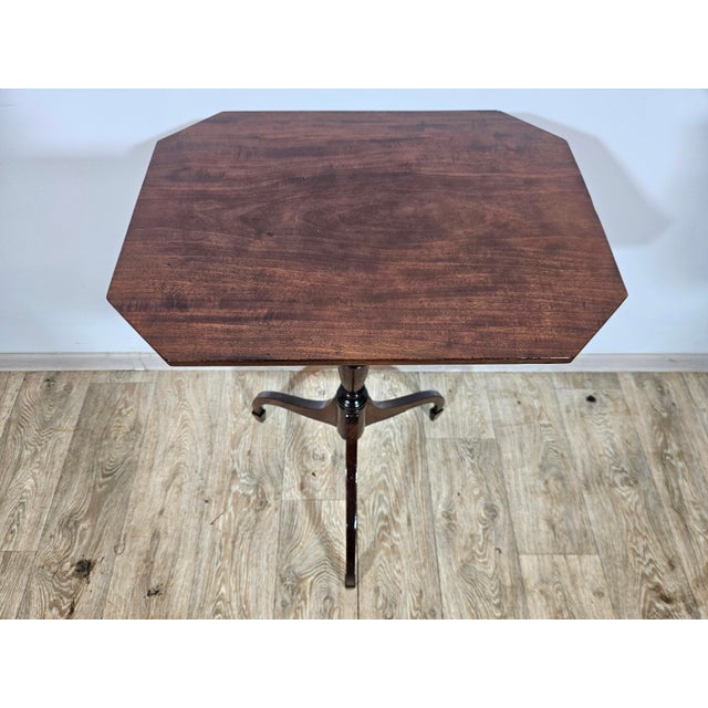 Wood Antique Victorian Mahogany Side Table, 1800s For Sale - Image 7 of 16