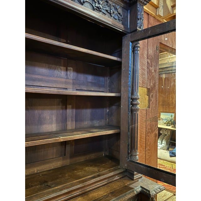 Black Forest Carved Bookcase For Sale - Image 15 of 18