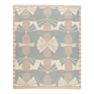 Barbro Nilsson Swedish Inspired Kilim Rug - 09'05 X 11'07 For Sale