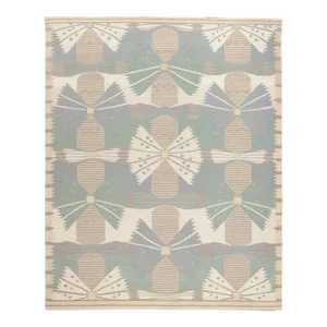 Barbro Nilsson Swedish Inspired Kilim Rug - 09'05 X 11'07