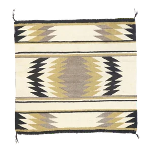 Vintage Eye Dazzler Navajo-Style Kilim Rug - 02'07 X 02'09