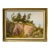 Trees at the Top of the Big Sur Coastal Bluffs Landscape - Oil on Artists Board by Kenneth Lucas For Sale