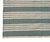 Slate Gray Handmade Woolen Flat Weave Rug, Blueish Grey and White Striped Wool Rug - 8'x10' For Sale - Image 8 of 13