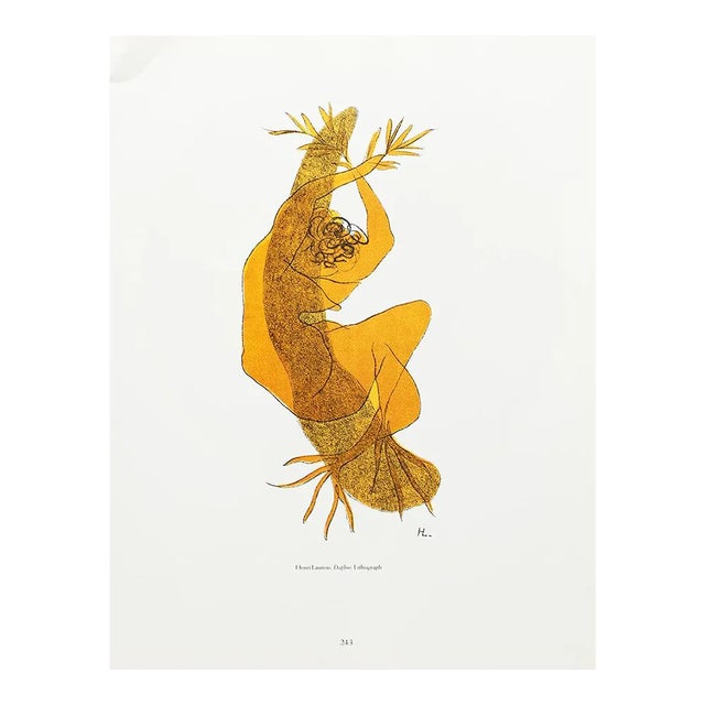 1987 After Henri Laurens "Daphne" for Verve, Second Edition Full-Color Print For Sale