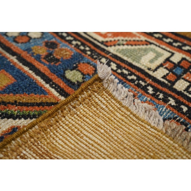 Brown Antique Sarab Rug 3'9'' X 5'7'' For Sale - Image 8 of 8