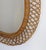 Vintage Italian Rattan Wall Mirror, 1960s For Sale - Image 6 of 14