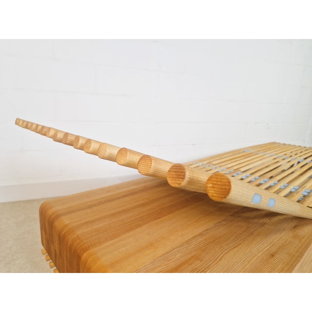 Vintage Danish Ash Chez Daybed by Birge Scheider, 1970s For Sale - Image 10 of 14