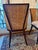 Baker Furniture Company Pair of Baker Milling Road Occasional Chairs With Caning, 21st Century For Sale - Image 4 of 10