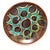 Mid-Century Modern Glazed Ceramic Decorative Plate, 1950s For Sale - Image 4 of 8