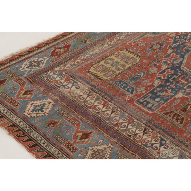 Rug & Kilim Vintage Soumak Dragon Rug With Dragon Soumak-Inspired Medallions - Rug & Kilim For Sale - Image 4 of 11