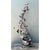 Vintage Patinated Copper Lotus Sculpture For Sale - Image 9 of 12