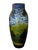 This is a Contemporary Vase in the style of Emile Galle. It features a beautiful blue, green, and brown pallet. It...