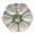 French Majolica Orchies Oyster Plate Circa 1900 For Sale