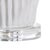 Inspired by the texture of the great saguaro cacti. This modern ceramic version with gloss white glaze and a clear crystal...