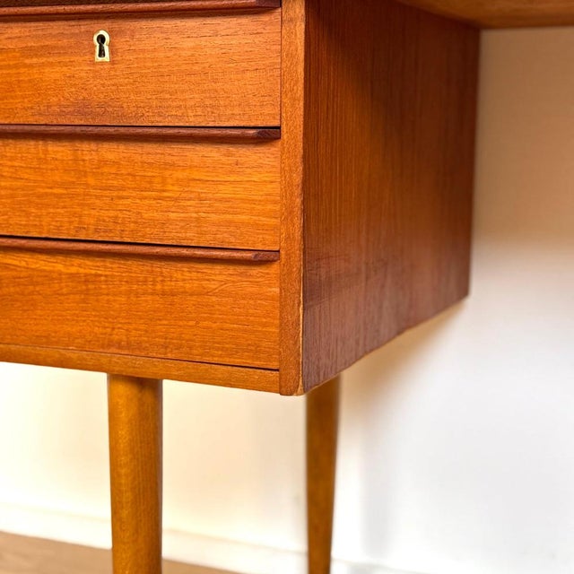 Writing Desk in Teak, 1950s-60s, Denmark For Sale - Image 12 of 14