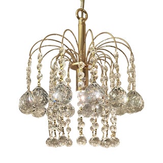 Italian Crystal Chandelier from Swarovski, 2000s For Sale
