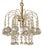 Italian Crystal Chandelier from Swarovski, 2000s For Sale
