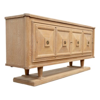 Mid-Century Modern French Sideboard in the style of Gaston Poisson, 1940s For Sale
