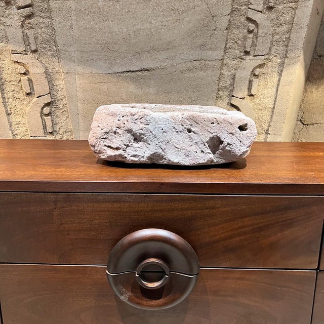 Tan 19th Century Hand Carved Limestone Trough Basin Planter Antique Farm For Sale - Image 8 of 12