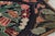 Rug & Kilim Antique Hooked Rug in Black With Floral Medallion & Patterns From Rug & Kilim For Sale - Image 4 of 7